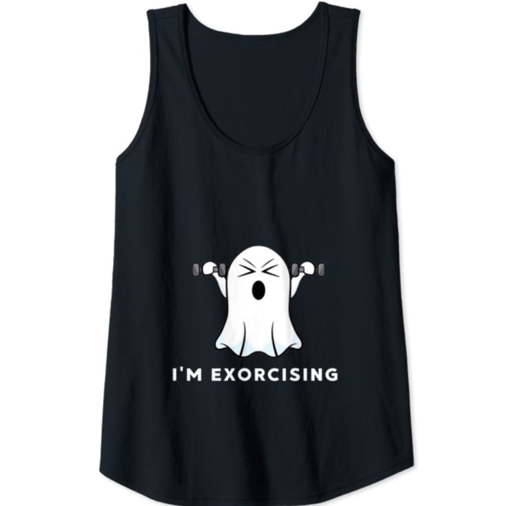 I'm Exorcising Funny Ghost Tank Top